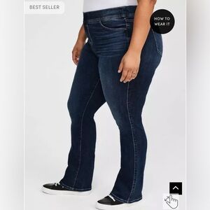 Torrid Lean Jean High-Rise Slim Boot Jean New Moon color size 1 ( 14/16) Short